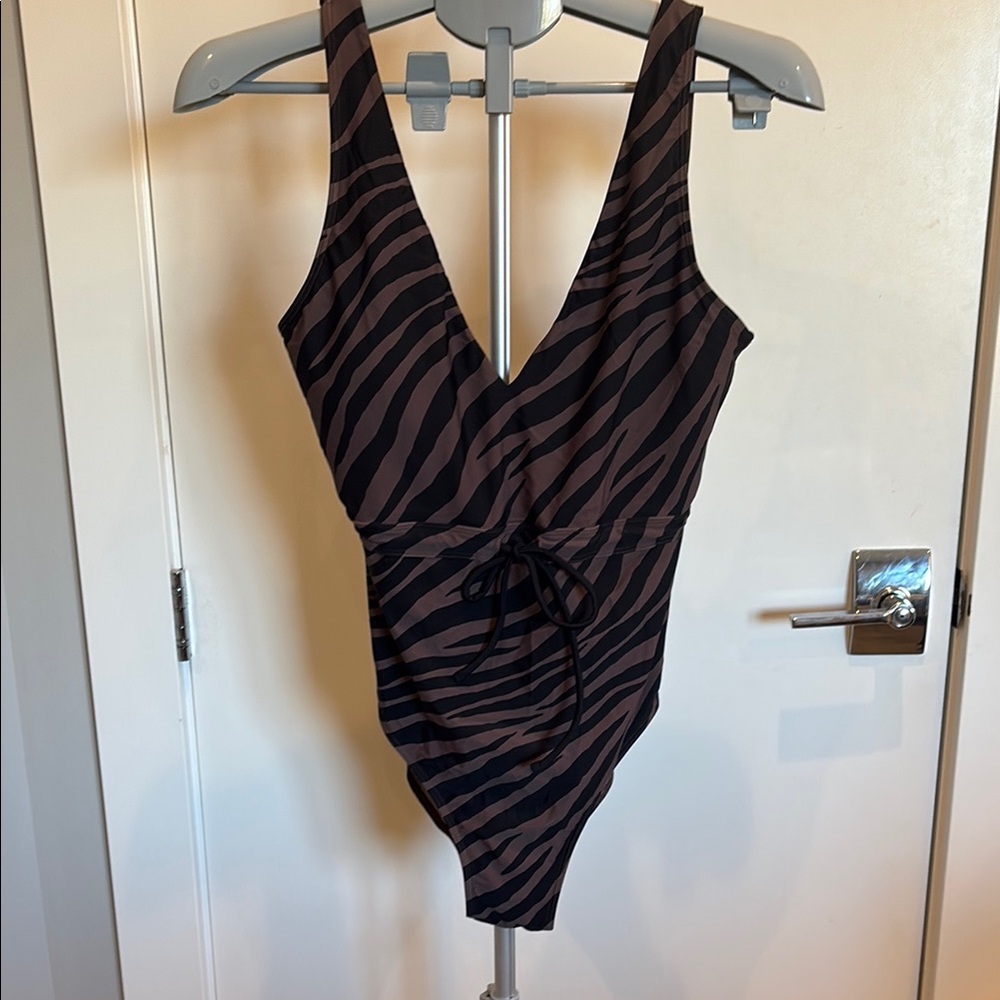 Summersalt Zebra Print Women’s One Piece Swimsuit